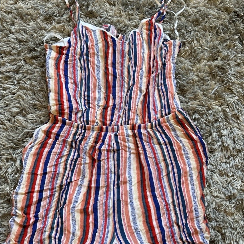 One Clothing Multicolor Striped Jumpsuit